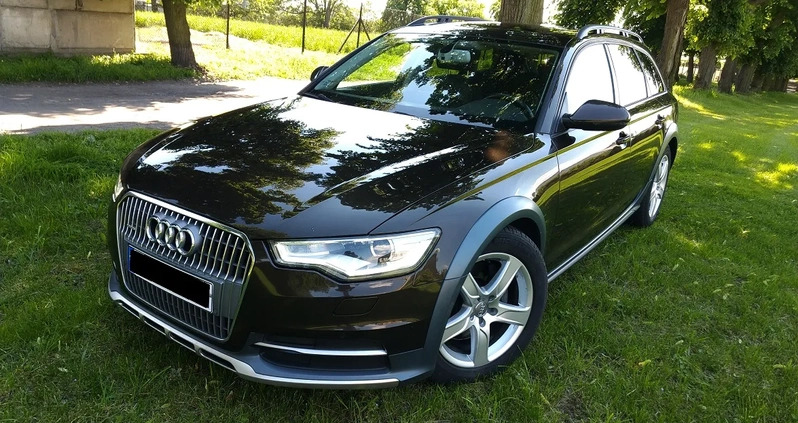 Audi A6 Allroad cena 79900 przebieg: 219000, rok produkcji 2014 z Leszno małe 121